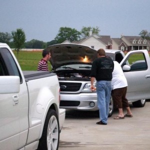 Anthony's lightning, D'Amore's F150 and my '06.