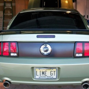 After new Tail light bezels, Blackout Panel, and Mufflers, and Third brake light decal..