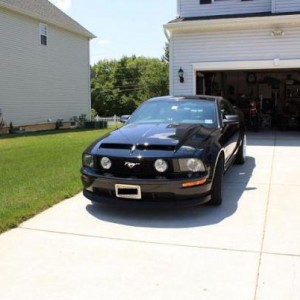 Cervinis Type IV Ram Air Hood, 18x9 anthracite bullets.