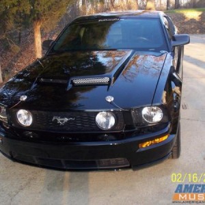 My car on American Muscle website after hood install