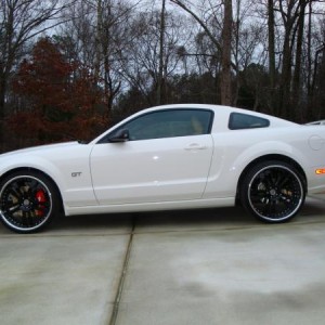 2008 Mustang GT Premium (Legend Shakers Roomate...) and our next project car...