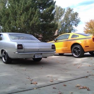 2007 Mustang GT and 1969 Ford Fairlane