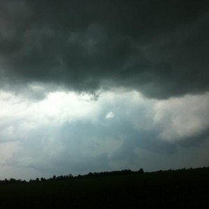 Storm in front of my house right before it dropped the F5 Joplin tornado