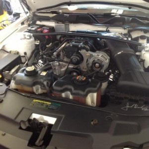roush supercharger installed