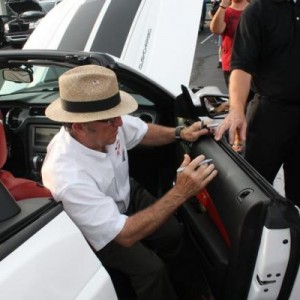 jack roush signing my car