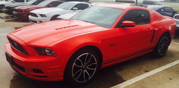 2014 Mustang GT at the Dealership.