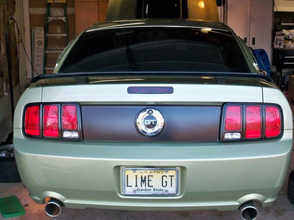 After new Tail light bezels, Blackout Panel, and Mufflers, and Third brake light decal..
