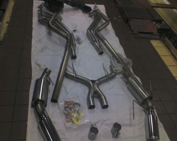 Full Borla exhaust xr-1 racing LT. headers with O/R x pipe and aggressive Borla catback system..