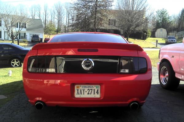 tinted taillights