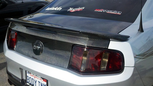 Trucarbon cf trunk, tinted tail lights
