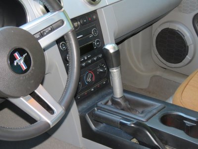 Modified shift lever (extended with the metal bits covered).JPG