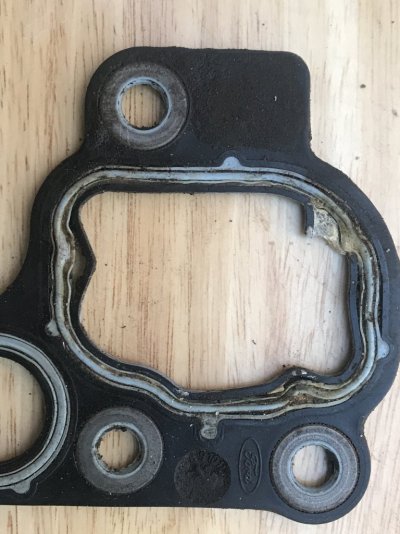 Original OEM Ford Oil Adapter Gasket Engine Block Side (2).JPG