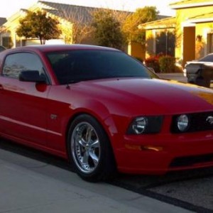 '06 Torch red Mustang