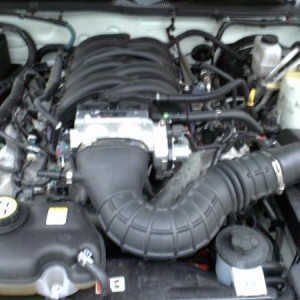 only intake mod, a throttle body spacer.... its sad, but give me a little more time and i'll get that fancy C&L racer intake w/tune from Brenspeed