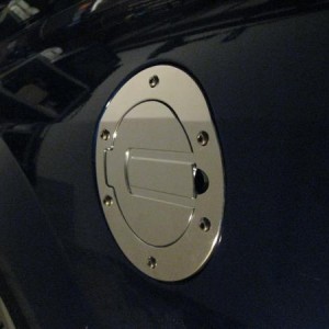 added billet fuel door