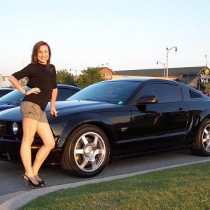 2 Fine Females; my wife and her car.