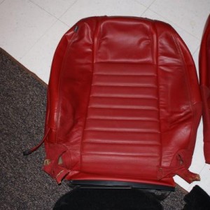 red seat covers   passenger back