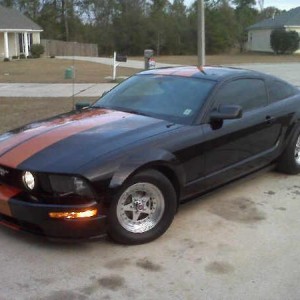 My wife's car with holeshot wheels