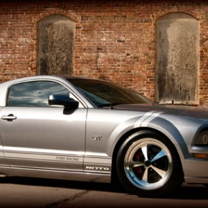 2006 GT Coupe Deluxe, Tungsten Grey with Satin Silver Stripes.