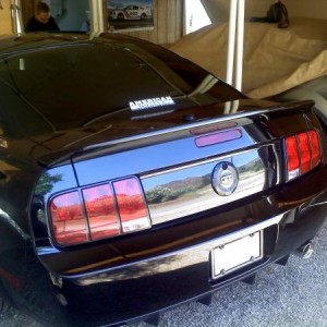 just added Shelby GT500 rear spoiler