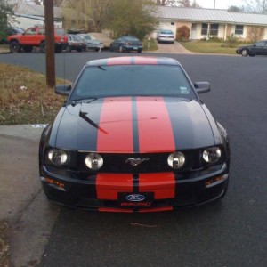 Had just gotten my stripes on.