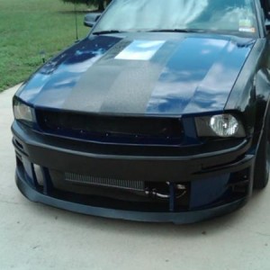 In my driveway after I finished my hood