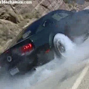mustang bullitt burnout