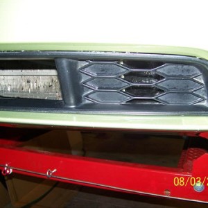 with grill after painting the scoops