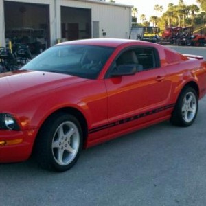 2007 V6 with SVT rims I had bought. Still not what I was looking for So I now have new tires and rims on order.