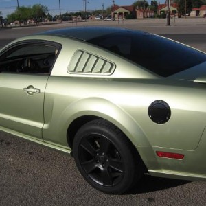 New quarter louvers.