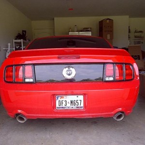 Rear shot Big Red