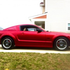 2005 GT BBK CAI, UPR o/r X, port&polished TB, Diablo tune, DSG stock wheels left lip polished.