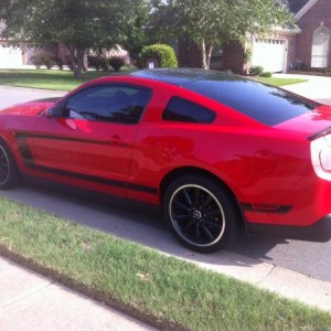 Got the Boss tinted. I love the way the roof seems to flow down the back window.