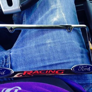 License plate frame that I got for my GT =D
