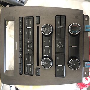 2012 mustang radio face plate