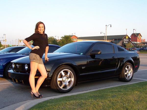2 Fine Females; my wife and her car.