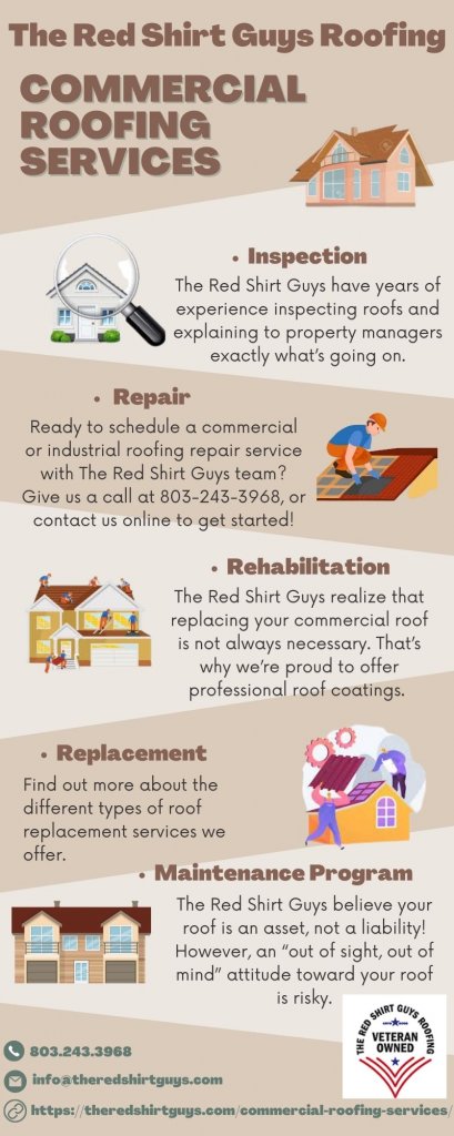 Commercial Roofing Services Infographic