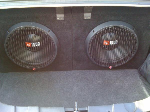 custom sub boxes , grilles ,  and speakers