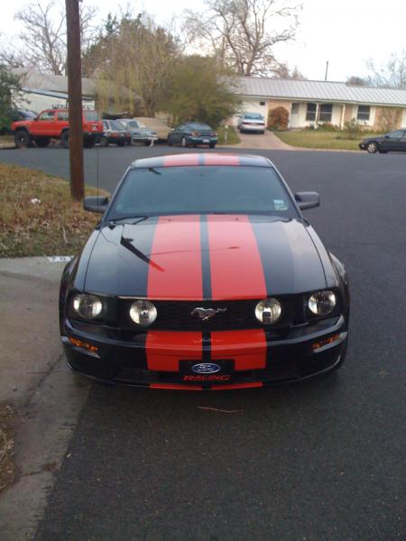 Had just gotten my stripes on.