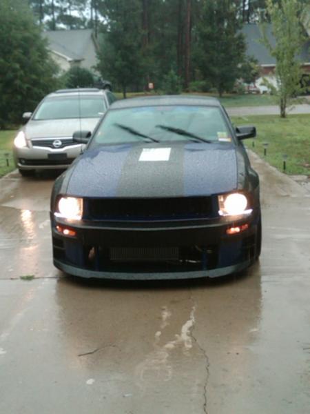 In my driveway on a rainy day after I got my turbo tuned