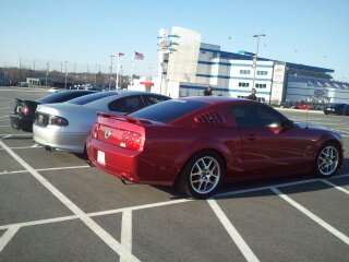 me and my buddies in front of zmax dragway after test n tune.