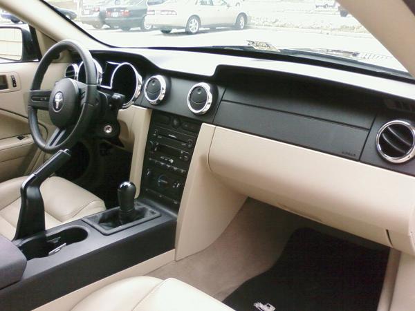 My interior before I installed an Alpine reciever.
