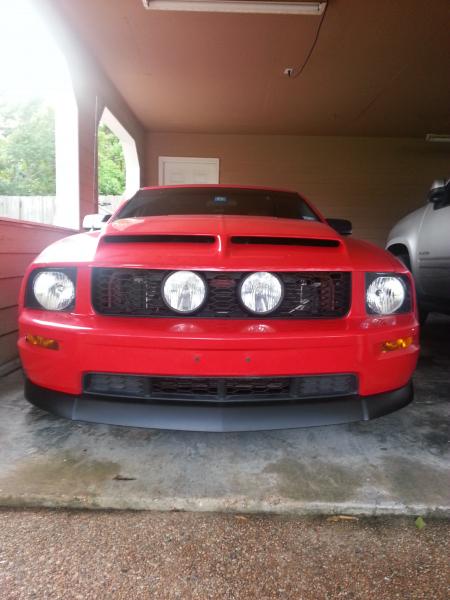 New front chin and fogs and grill