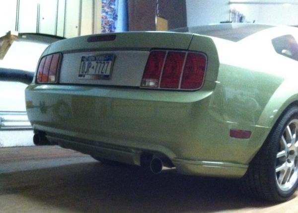 New Saleen Parnelli Jones edition rear fascia installed