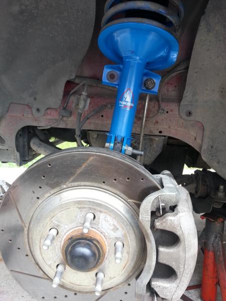 New strut installed
