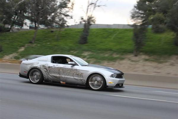 on my way to Super Car Sunday in Woodland Hills, CA