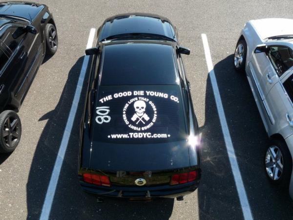Rear window decal TGDYC

clothing company that sponsors my car check out the site www.tgdyc.com