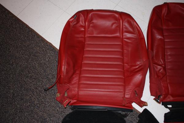 red seat covers   passenger back