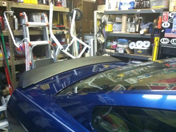 wing installed