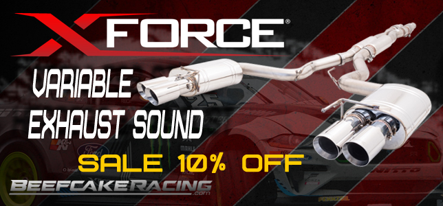 X Force Exhaust Sale 10% Off at Beefcake Racing